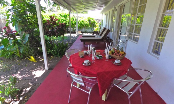 Trou aux Biches House | Beautiful house a few steps from the sea with terrace and tropical garden