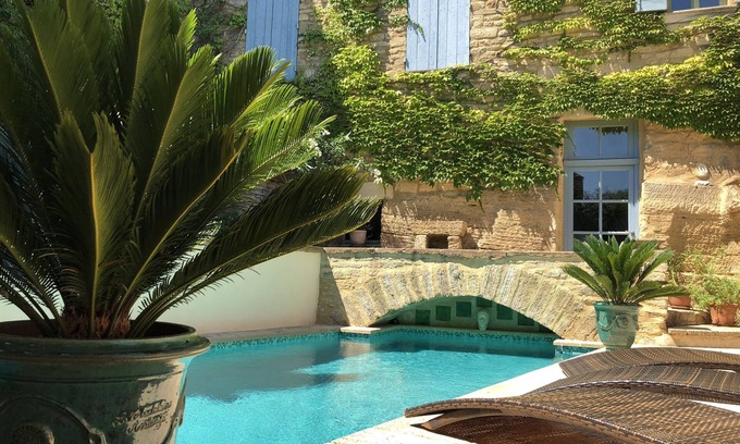 Saint-Siffret House | Beautiful house pool village heart St Siffret. Uzes