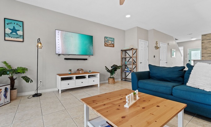 Miramar Beach House | Beautiful House steps to Pool Access, Central Location 5 minute walk to Beach!