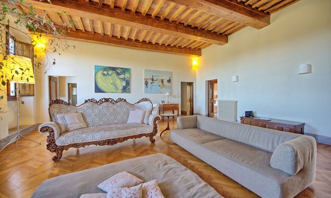 Colle di Val d'Elsa Apartment | Beautiful apartment for 6 people with WIFI, TV, terrace and panoramic view, close to San Gimignano