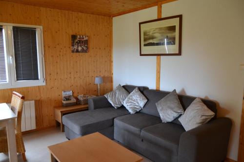 Saint-Germain-de-Tallevende-la-Lande-Vaumont Ski Chalet | Beautiful lake view 3 bedroom chalet.