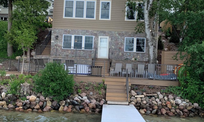 Elkhart Lake House | Beautiful Lake House with private access to Elkhart Lake