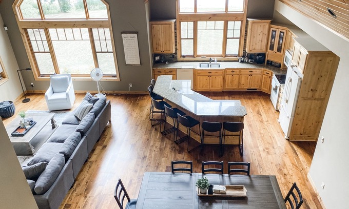 South Haven House | Beautiful Lake House with Private Beach, Large Yard - Great for Families