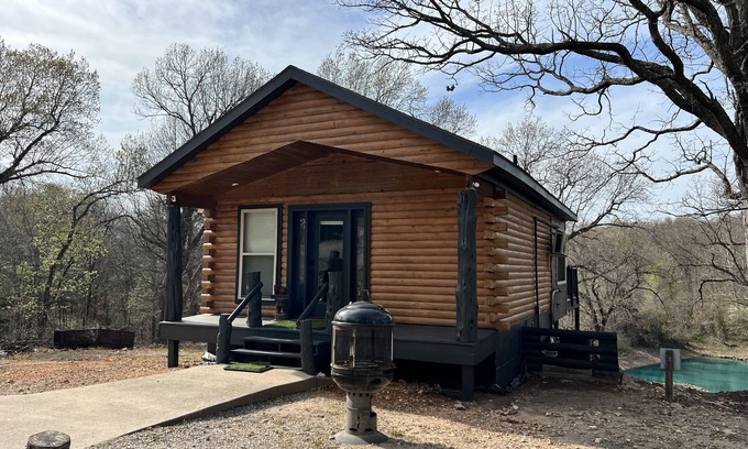 Afton Cabin | Beautiful Log Cabin with lake access, pond, and 4-wheeling trails