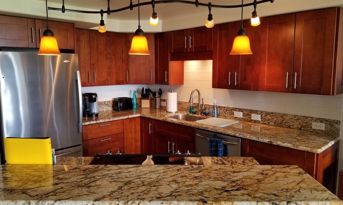Maalaea Condo | Beautiful Luxury Oceanfront Condo-Grnd Floor, Great View, A/C, Wi-Fi, BDRM View
