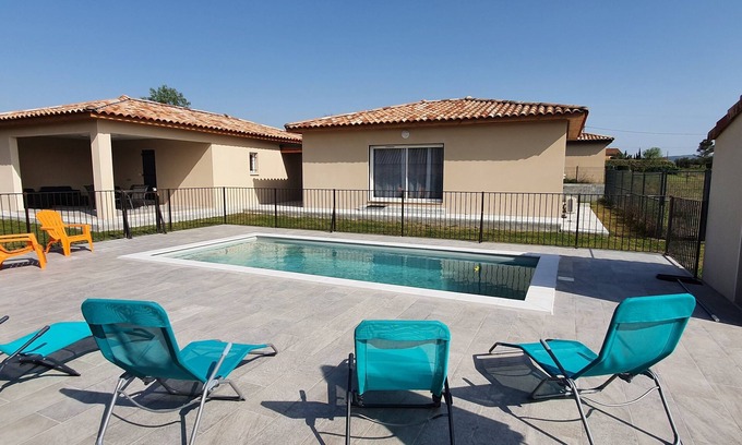 Vallon-Pont-d'Arc House | Beautiful new house for 4 people