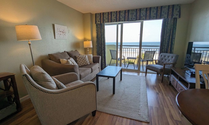Crescent Beach Condo | Beautiful oceanfront condo - Bay Watch Unit 338