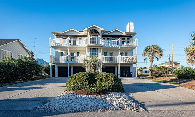 Emerald Isle House | Beautiful Ocean & Sound Views! Luxury Vacation with In Ground Private Pool!