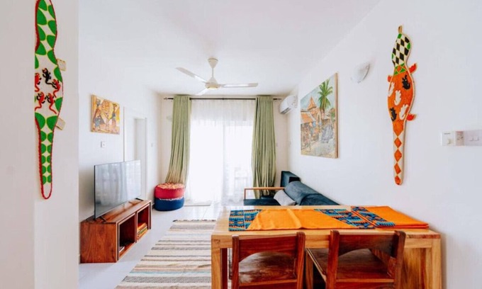 Tunguu Apartment | Beautiful ocean-view 2 bedroom home in Fumba Town