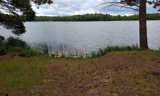 Iron River House | Beautiful private 3 bedroom Cabin with 600 ft of frontage on East Paint Lake