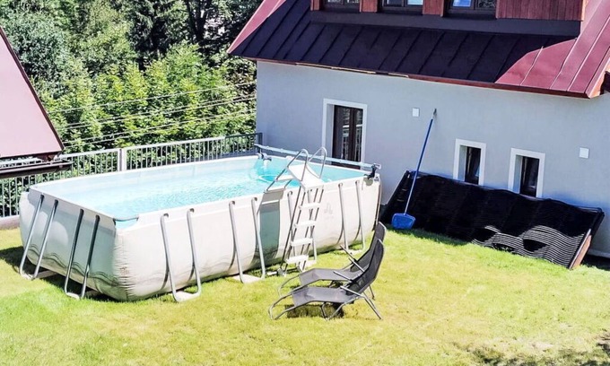 Tanvald House | Beautiful private villa for 8 people with WIFI, TV, patio, pets allowed and panoramic view