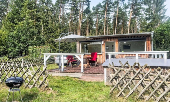 Rheinsberg House | Beautiful private villa for 2 guests with TV, terrace and pets allowed