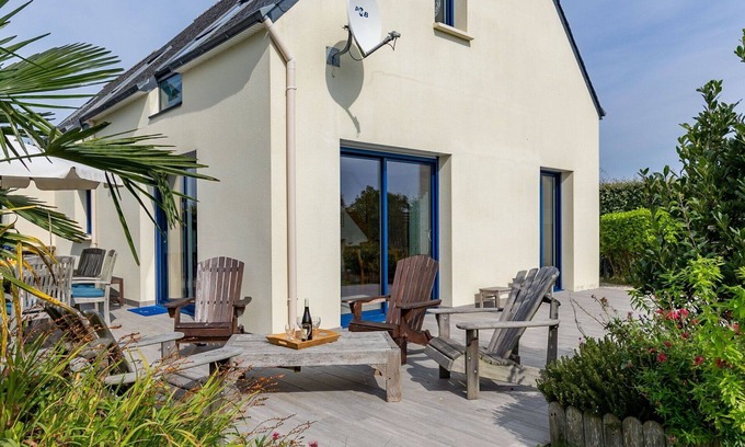 Kerlouan House | Beautiful private villa for 6 people with WIFI, TV, terrace and parking