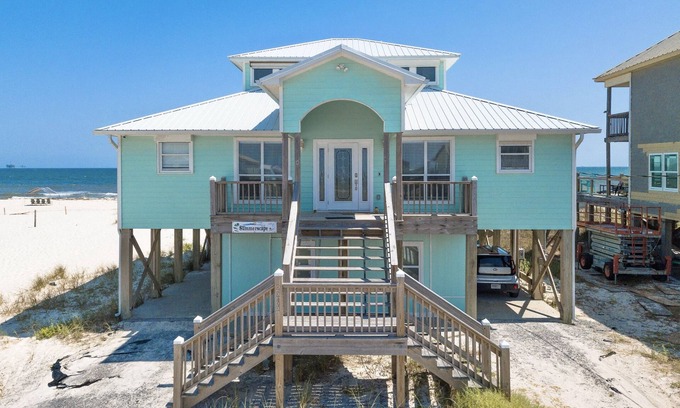 Fort Morgan House | Beautiful private home. All Bedrooms face the Gulf!