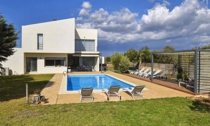 Consell House | Beautiful private villa for 10 people with WIFI, A/C, private pool, TV, patio and panoramic view
