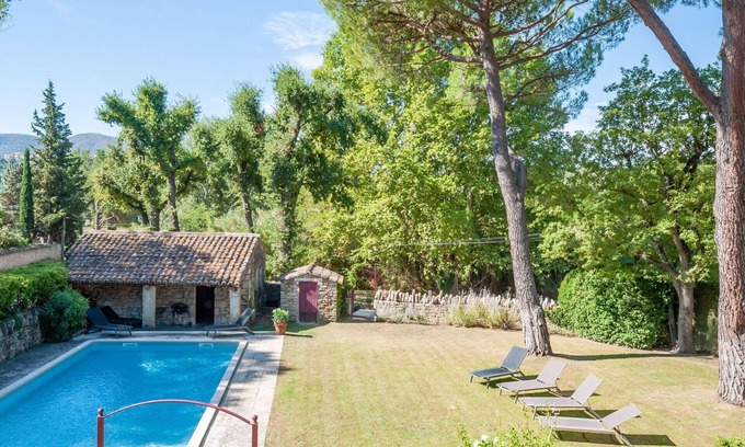 Menerbes House | Beautiful private villa for 6 people with WIFI, private pool, TV, terrace and panoramic view