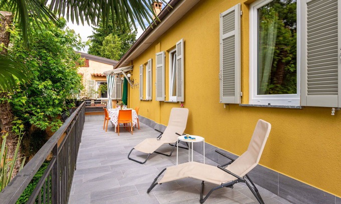 Invorio House | Beautiful private villa for 6 people with A/C, TV, terrace and pets allowed