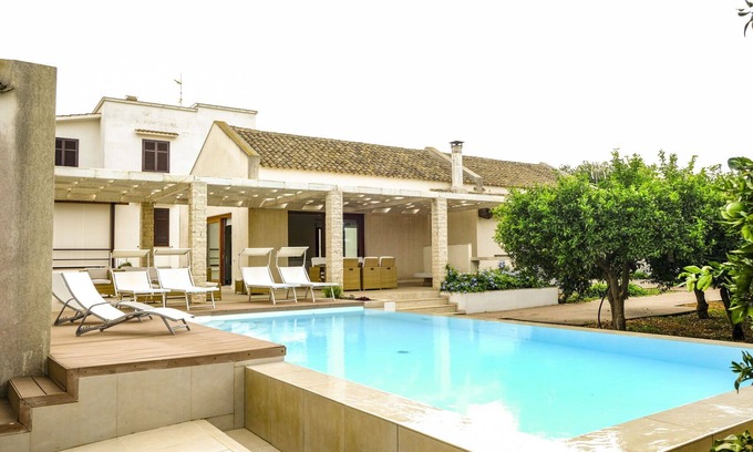 Marsala Villa | Beautiful private villa for 9 people with WIFI, A/C, private pool and TV