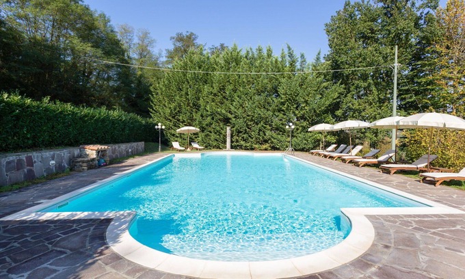 Vicchio Villa | Beautiful private villa for 20 people with private pool, sauna, WIFI, TV, patio and panoramic view