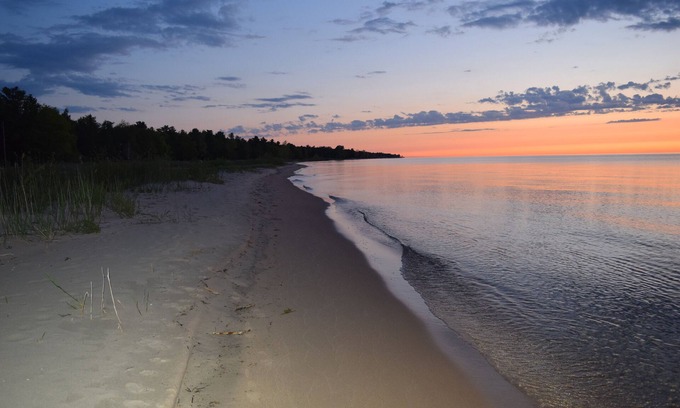 Harrisville Cottage | Beautiful studio cottage! Sandy Beachfront at your door step! Amazing sunrises!