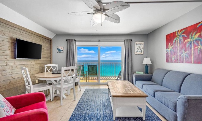 Panama City Beach Condo | Beautiful Sumit 1BR Condo, Gulf Views, Pools, Hot Tub, Resort-Style Bliss!