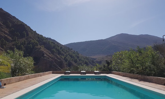 Agustinos Villa | Beautiful, tranquil, Orgiva retreat with large private pool, Las Alpujarras,
