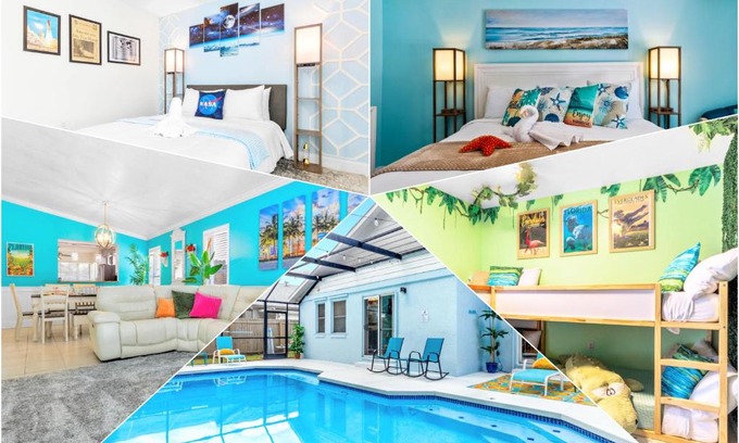 Buena Ventura Lakes Villa | Beautiful Tropical Home with Private Heated and Chilled Pool