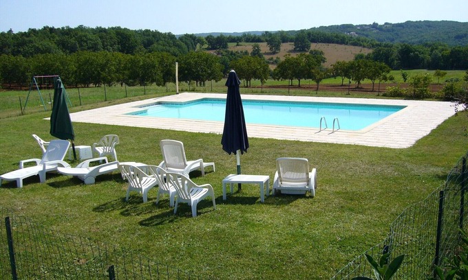 Salviac House | Beautiful view of the countryside house 8 pers 4 bedrooms private pool Wifi near Sarlat