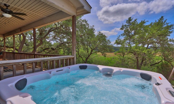 Wimberley House | Beautiful views and the Crystal Clear waters of the Blanco River await you!