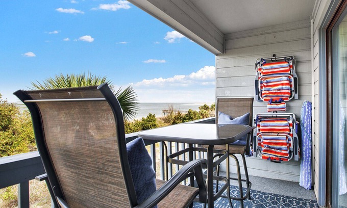 Tybee Island Condo | Beautiful Water Views, Steps to Beach