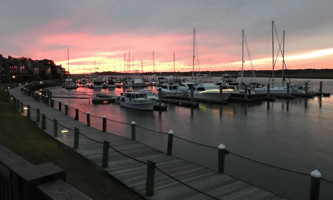Bohicket Marina Village Villa | Beautiful Waterfront Villa on Deep Water At Bohicket Marina, Seabrook Island, SC