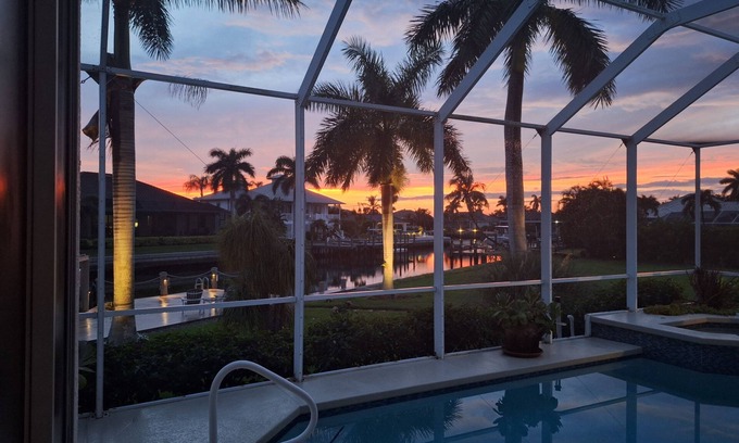 Marco Island House | Beautiful waterfront vacation home with exceptional long water views.