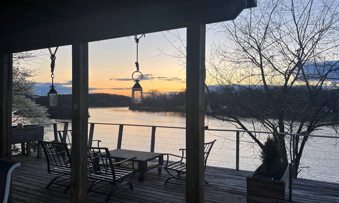 Newtonville House | Beautiful Waterfront Home 25 Minutes from Saratoga. Available for Belmont!