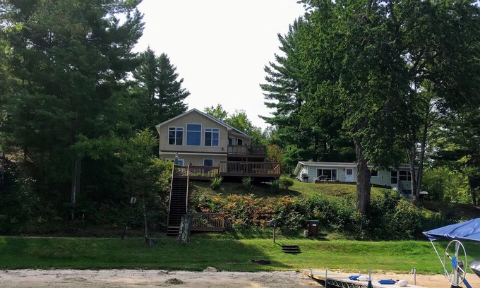 Le Roy House | Beautiful Waterfront Home with Gorgeous Views on All-Sports Lake