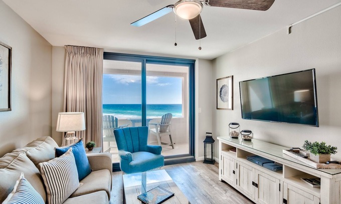 Holiday Isle Condo | BEAUTIFULLY DECORATED BEACH FRONT! 1 FREE BEACH CHAIR SET UP DAILY!