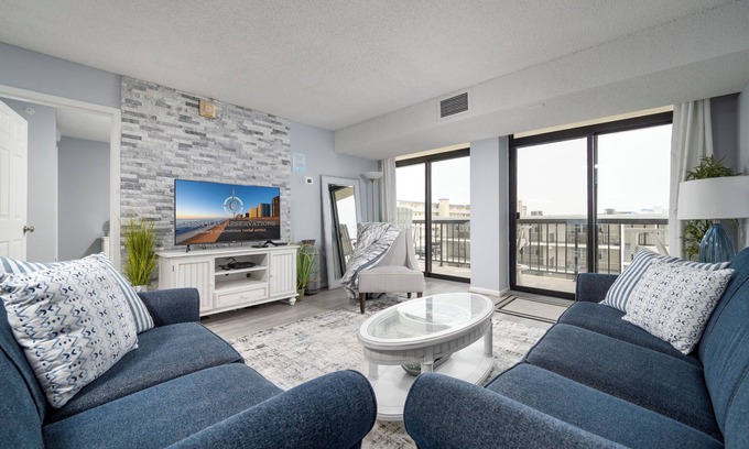 North Ocean City Condo | Beautifully renovated 3 bedroom, 2 bath condos on the ocean with pool and tennis!