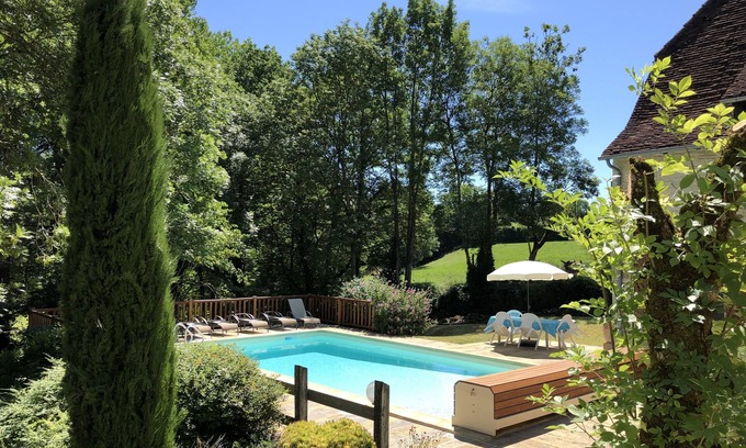 Rueyres House | Beautifully renovated barn in a gorgeous environment, garden and swimming pool