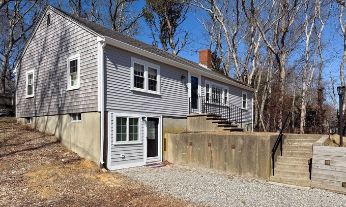 Dennis House | Beautifully renovated home near Scargo Lake with deck, W/D, AC, games, & yard