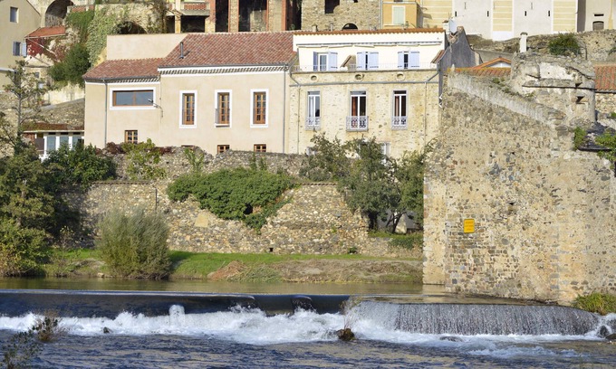 Roquebrun House | Beautifully restored riverside property.