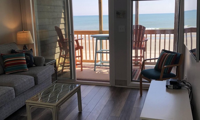 Ocean Drive Condo | Beautifully Renovated Oceanfront Condo in the Heart of North Myrtle Beach!