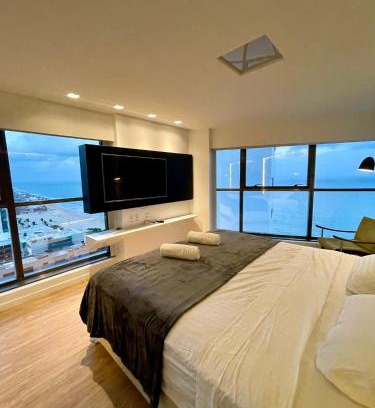 Pina Apartment | Beira-mar em Boa viagem - Frente Mar - Andar alto e Vista mar - Beach Class internacional