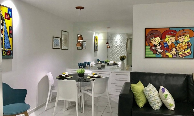 Pajucara Apartment | BeiraMarPajuçara apto606 5estrelas 2quartos wifi ambietesoclimatizado tvacabo