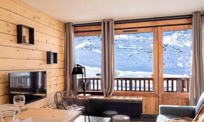 Val-Thorens Apartment | Bel appartement rénové 4 pers, cuisine équipée, proche commerces - FR-1-637-56