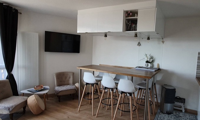Font-Romeu-Odeillo-Via Apartment | bel Appt Lumineux, 6 Pers , 35 m², vue Panoramique sur les Montagnes