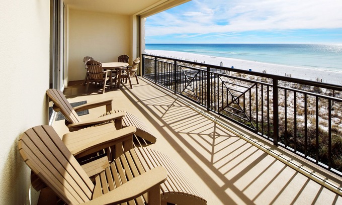Fort Walton Beach Condo | Bella Riva 202 Luxury 4 BR, 3rd Floor, Beachfront, Pool, Hot Tub, Free Beach Service