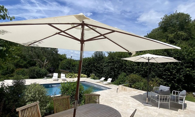 Saint-Hymer Villa | Belle Maison Normande Avec Piscine Chauffée Proche Pont Lévêque et Deauville