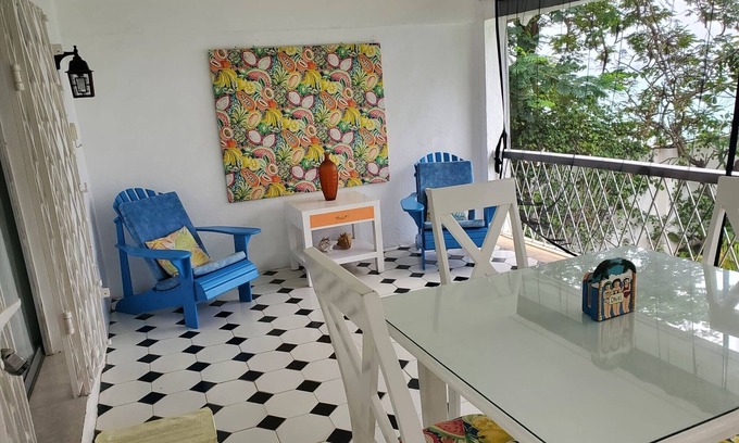 Spring Garden Apartment | Best Balcony On the Beach! nBeachfront at It’s Best! n