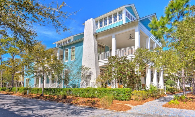 Watercolor House | Best Home, Front Porch & Location in Watercolor!