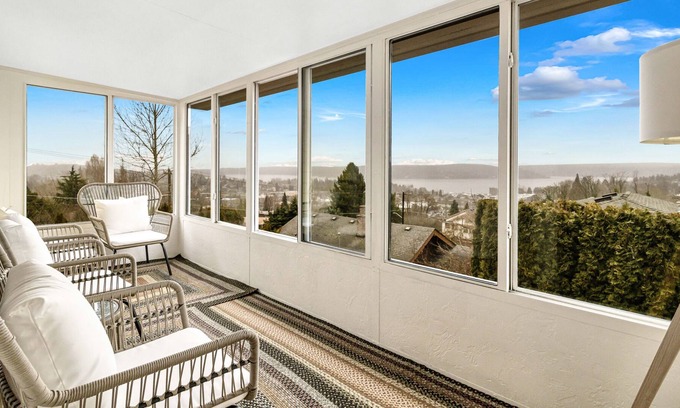 Rainier Valley House | Best View of Lake Washington - 5 BR 3.5 BA Home