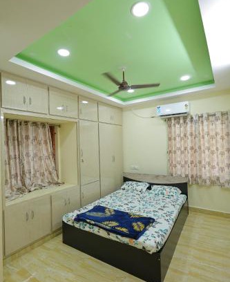Tirupati Apartment | Bhakti Bliss Homestay - 2BHK modern Apartment with AC, Wifi and Android TV